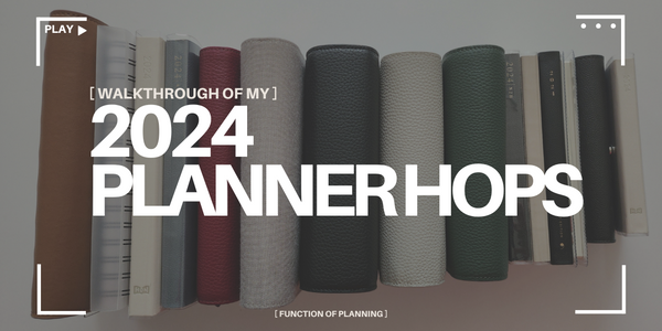 Walkthrough of my 2024 Planner Hops