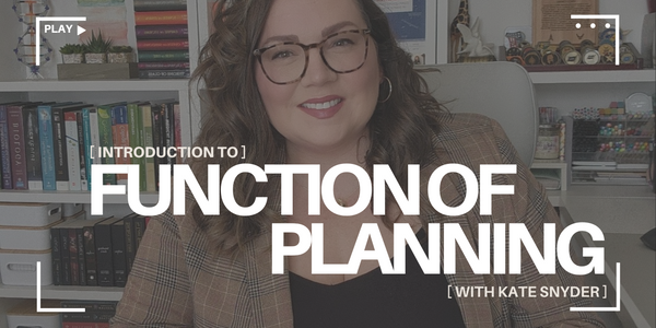 Introduction to Function of Planning