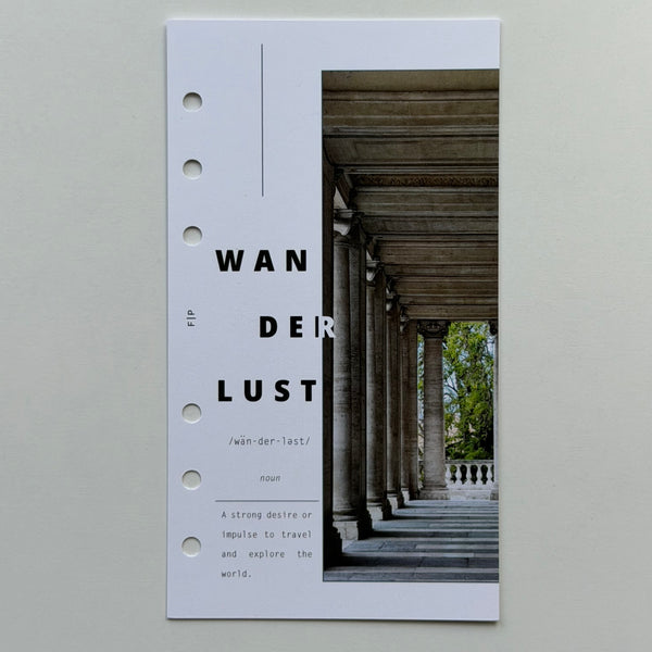 Wanderlust