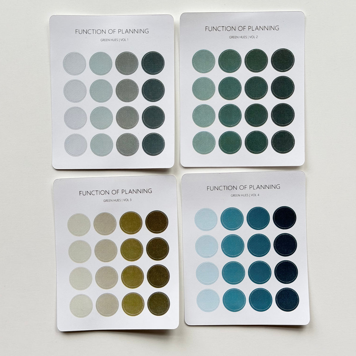 Green Color Hues