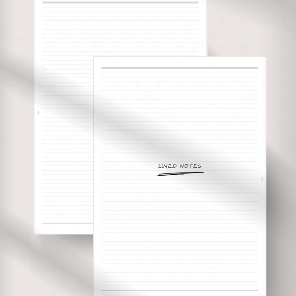 Lined Notes