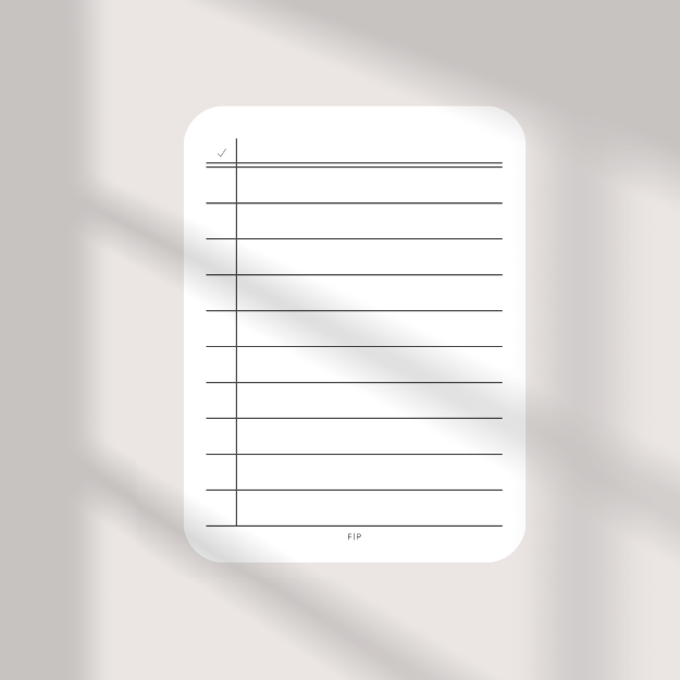 Checklist Sticky Notes