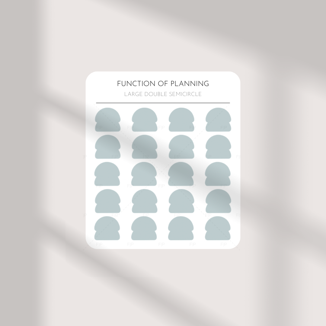 Double Semicircle | Large