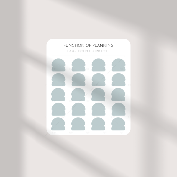 Double Semicircle | Large