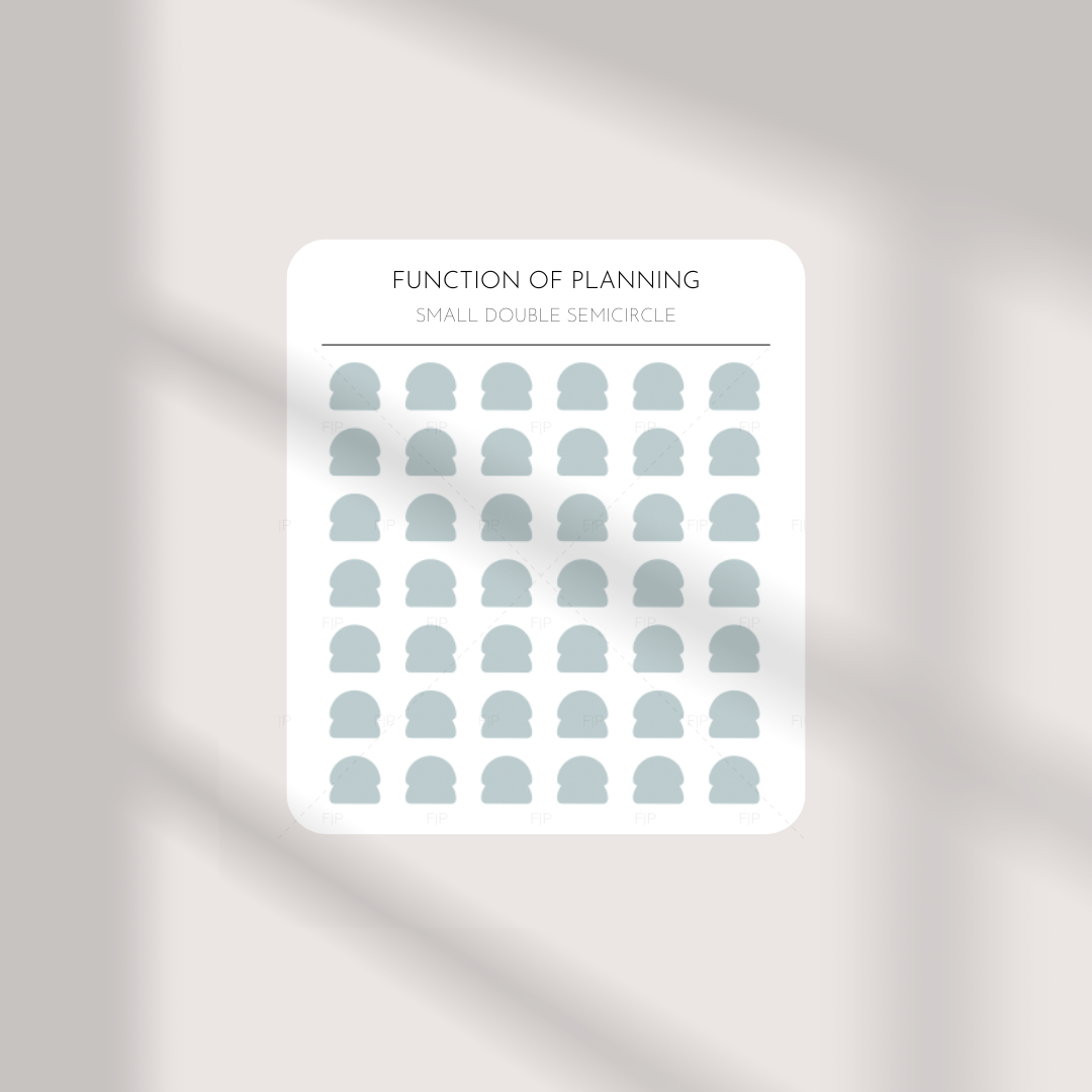Double Semicircle | Small