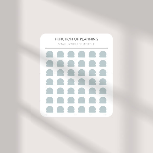 Double Semicircle | Small