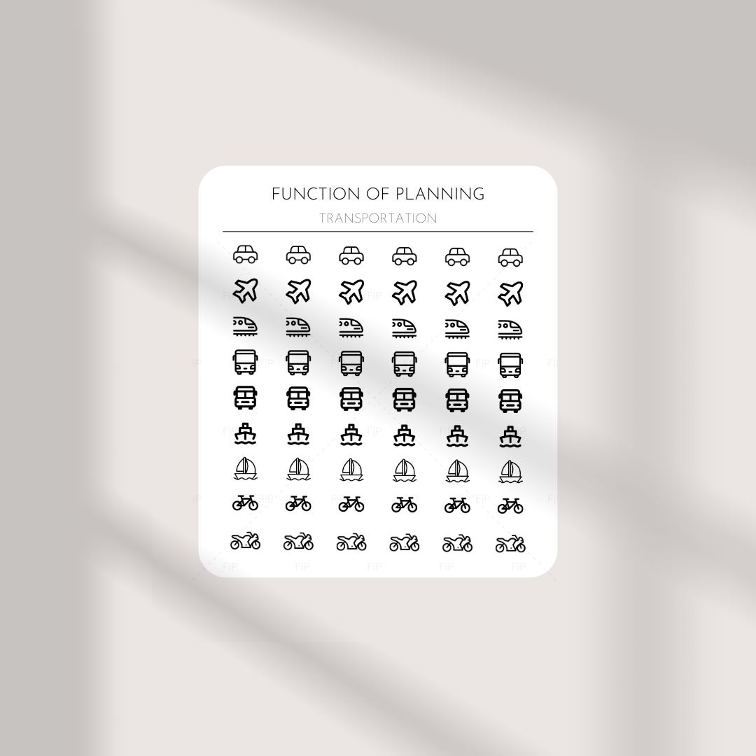 Transportation Icons