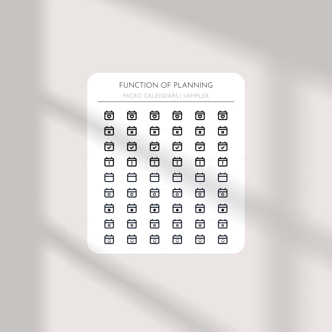 Calendar Icon – Function of Planning