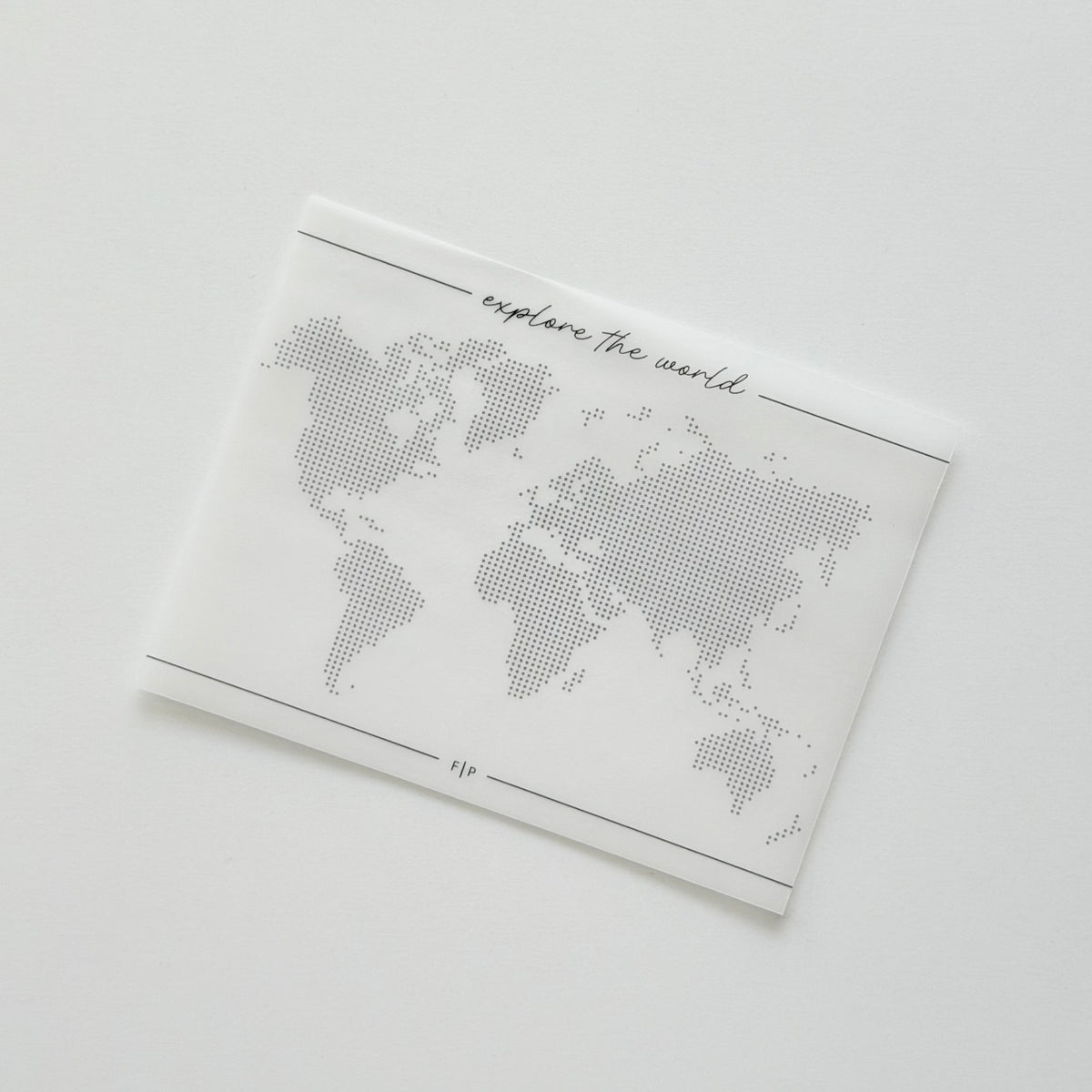 Explore the World Journaling Card