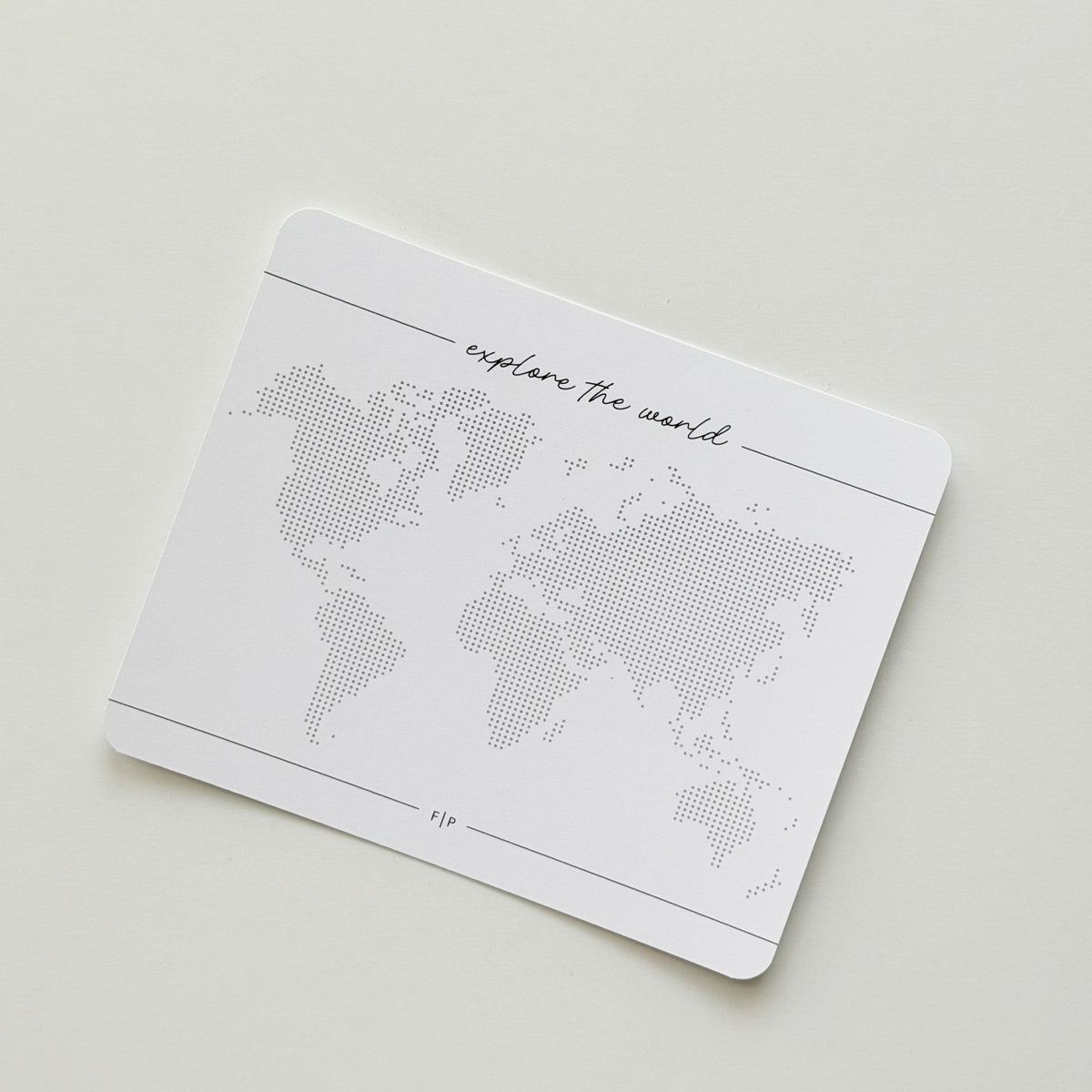 Explore the World Journaling Card