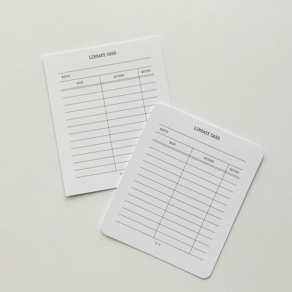 Library Journaling Cards