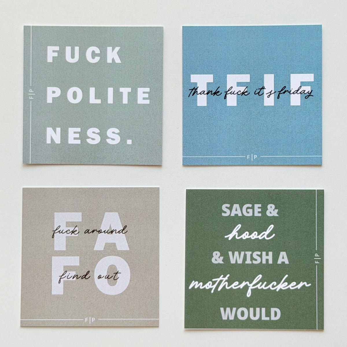 Sassy Journaling Cards
