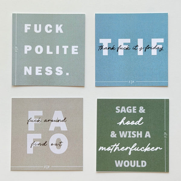 Sassy Journaling Cards