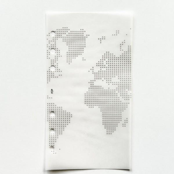 World Map Vellum