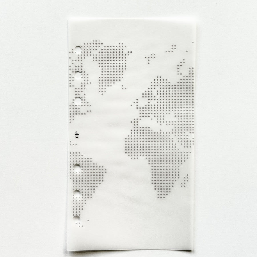 World Map Vellum