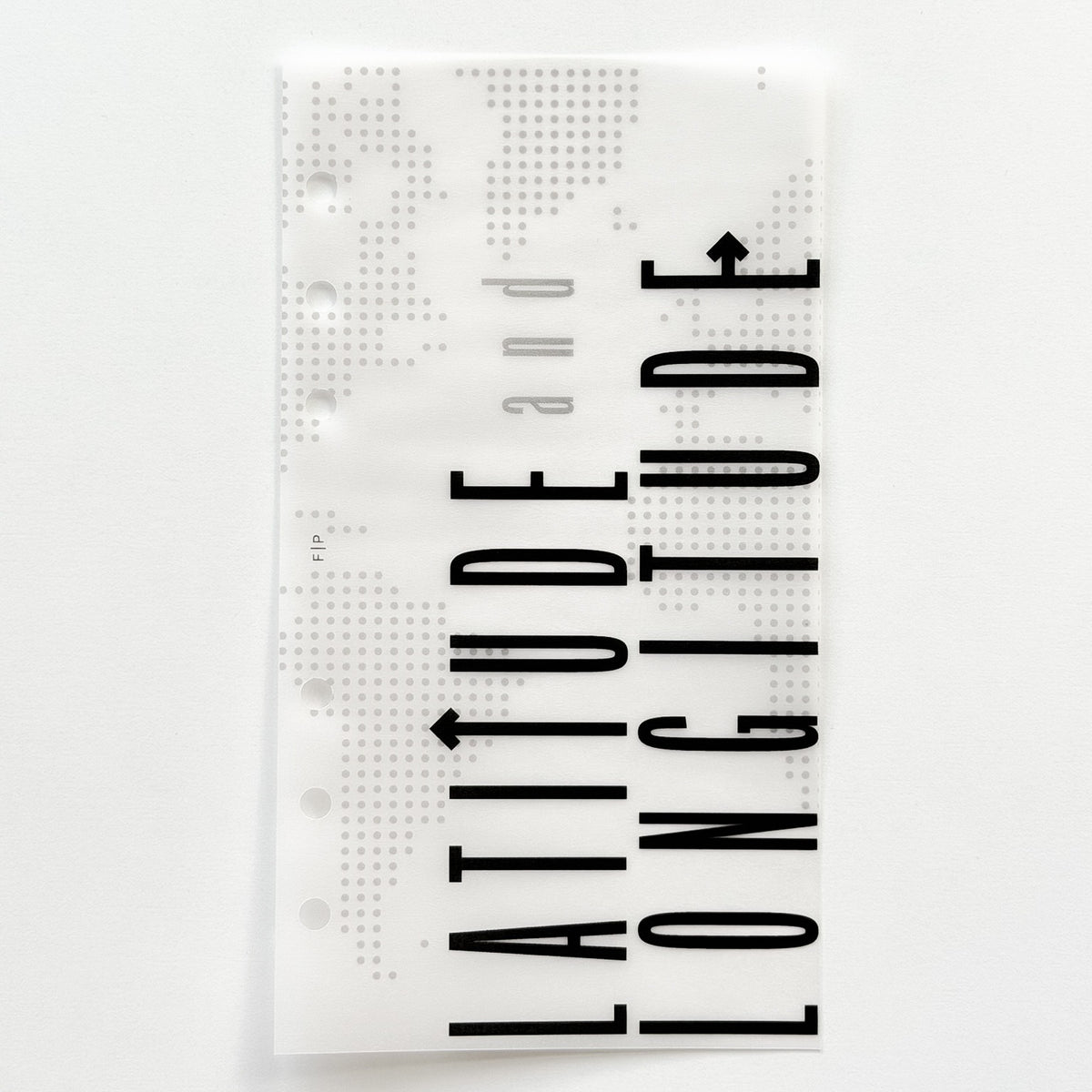 Latitude and Longitude Vellum