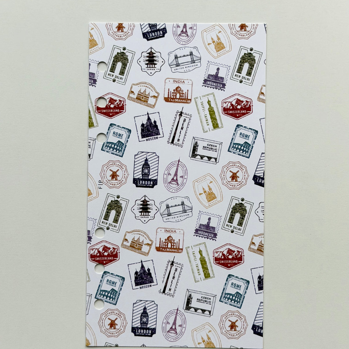 Travel Stamps | Colorful