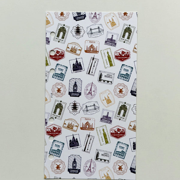 Travel Stamps | Colorful