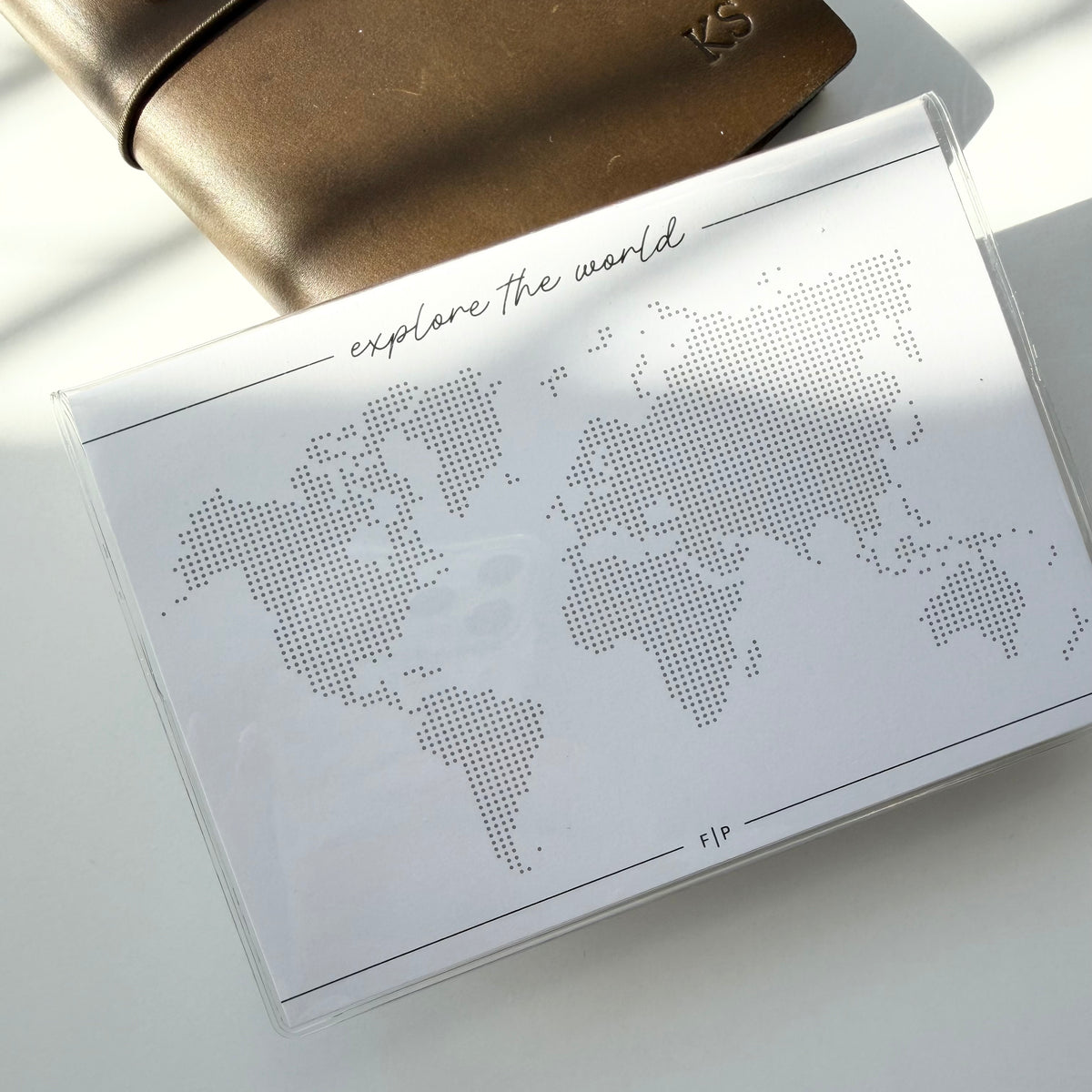 Explore the World Journaling Card