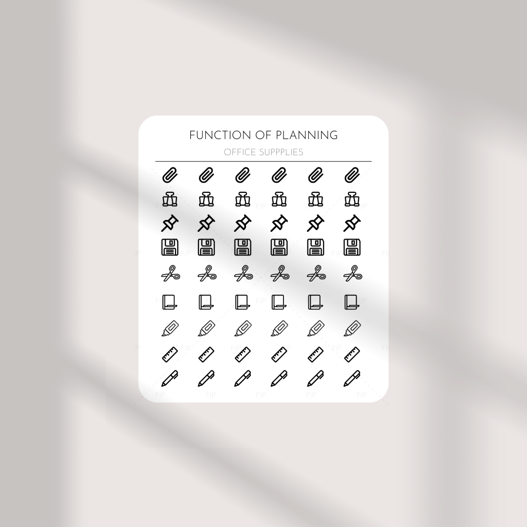 Office Supplies Icons
